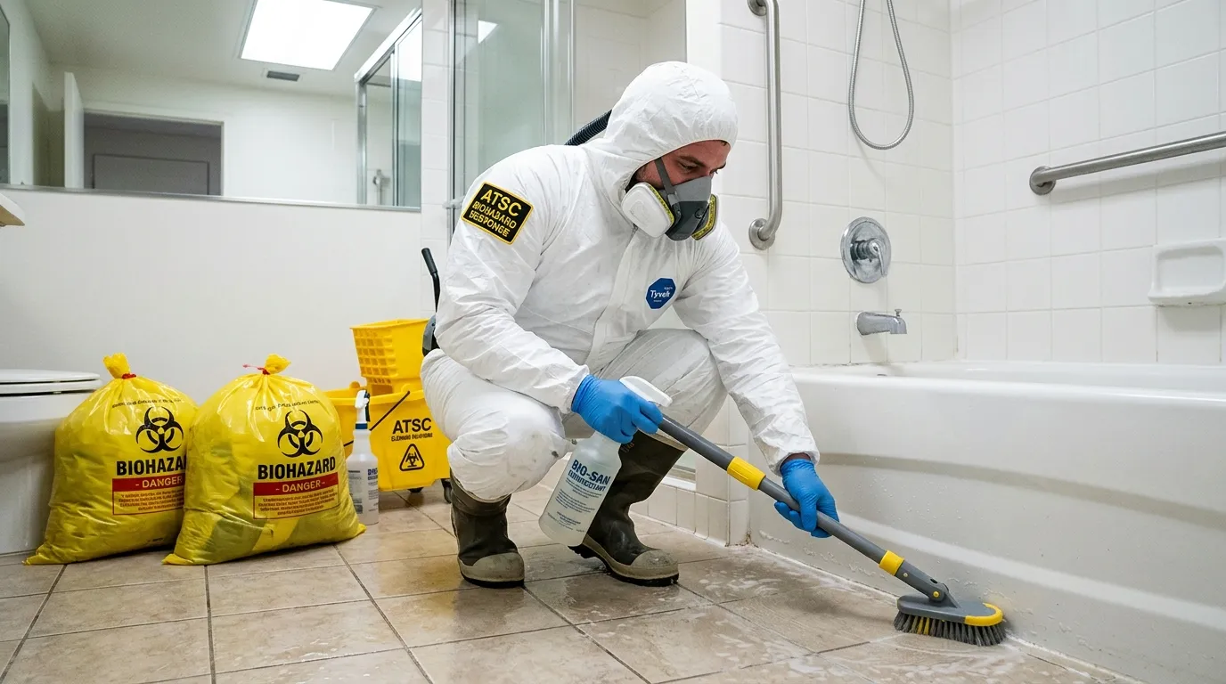 Decontamination equipment deployed for Blood Cleanup in Brooklyn Park